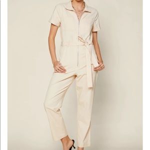 Skies are Blue Jumpsuit Zip Front